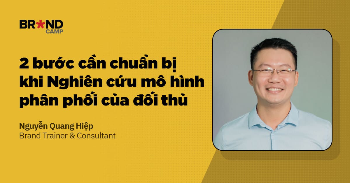 2 bước cần chuẩn bị khi Nghiên cứu mô hình phân phối của đối thủ