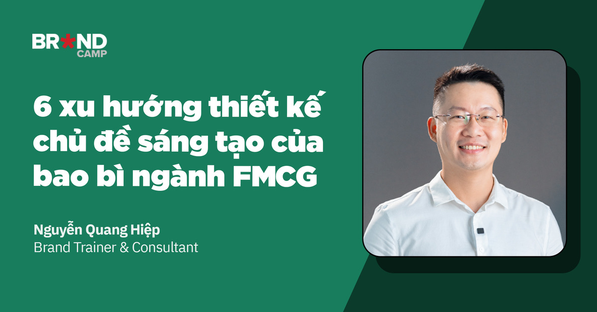 6 xu hướng thiết kế chủ đề sáng tạo của bao bì ngành FMCG