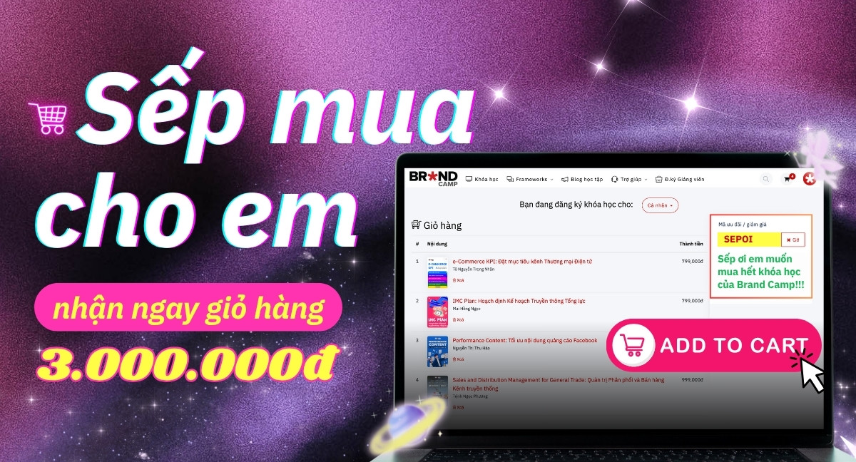 Hướng dẫn tham gia chương trình "Sếp Mua Cho Em"