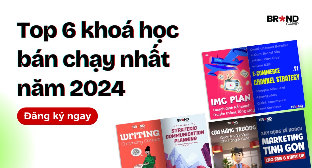 TOP 6 Khoá Học Bán Chạy Nhất Năm 2024