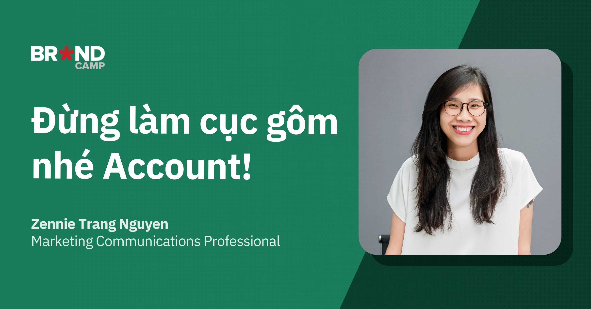 Đừng làm cục gôm nhé Account!