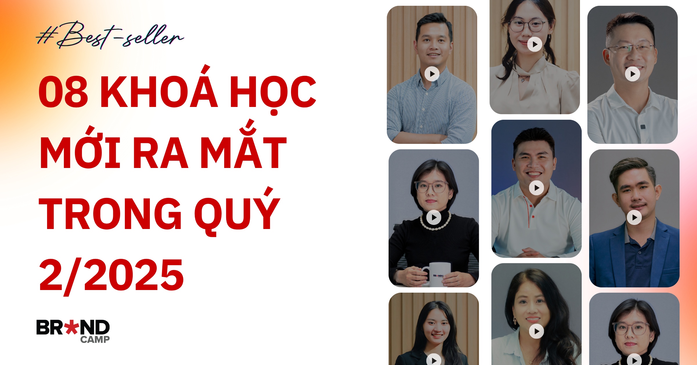Tổng hợp 08 khoá học mới ra mắt trong Quý 2/2025