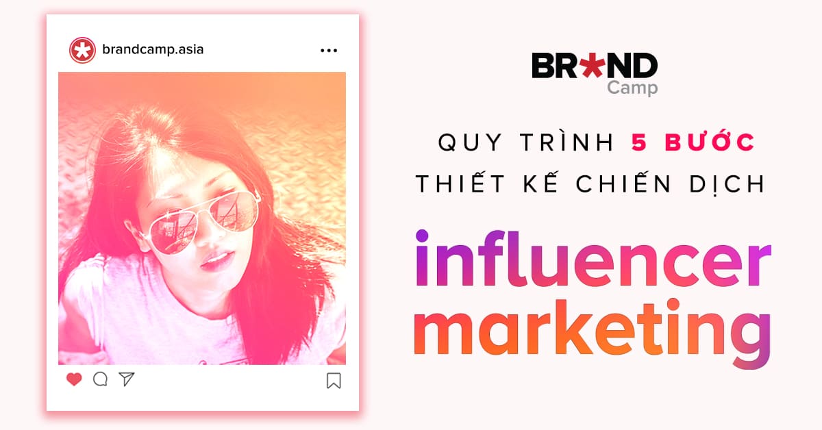 Quy trình 5 bước thiết kế chiến dịch Influencer Marketing hiệu quả