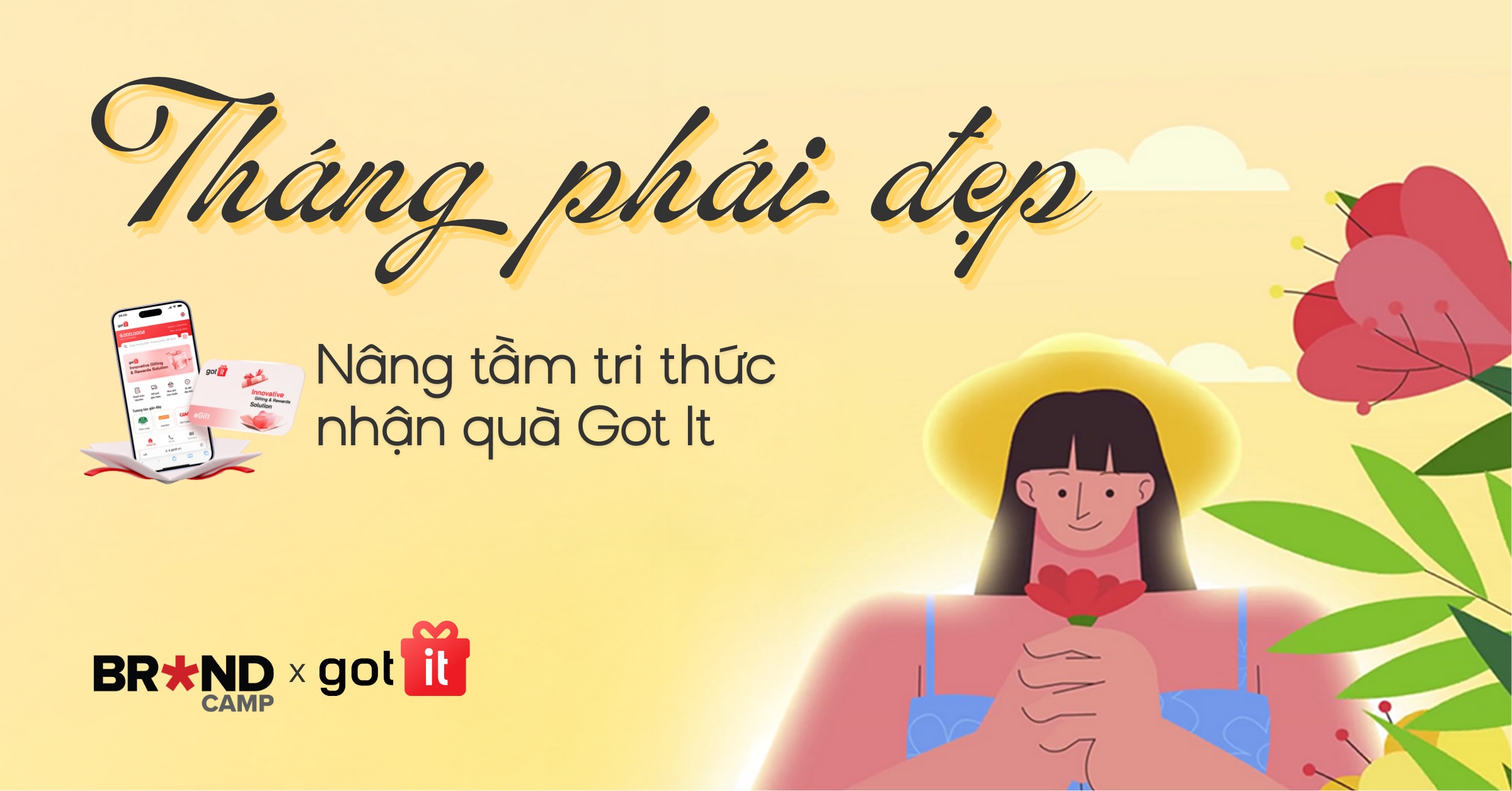 Mừng Tháng Phái Đẹp: Nâng tầm tri thức, nhận quà Got It