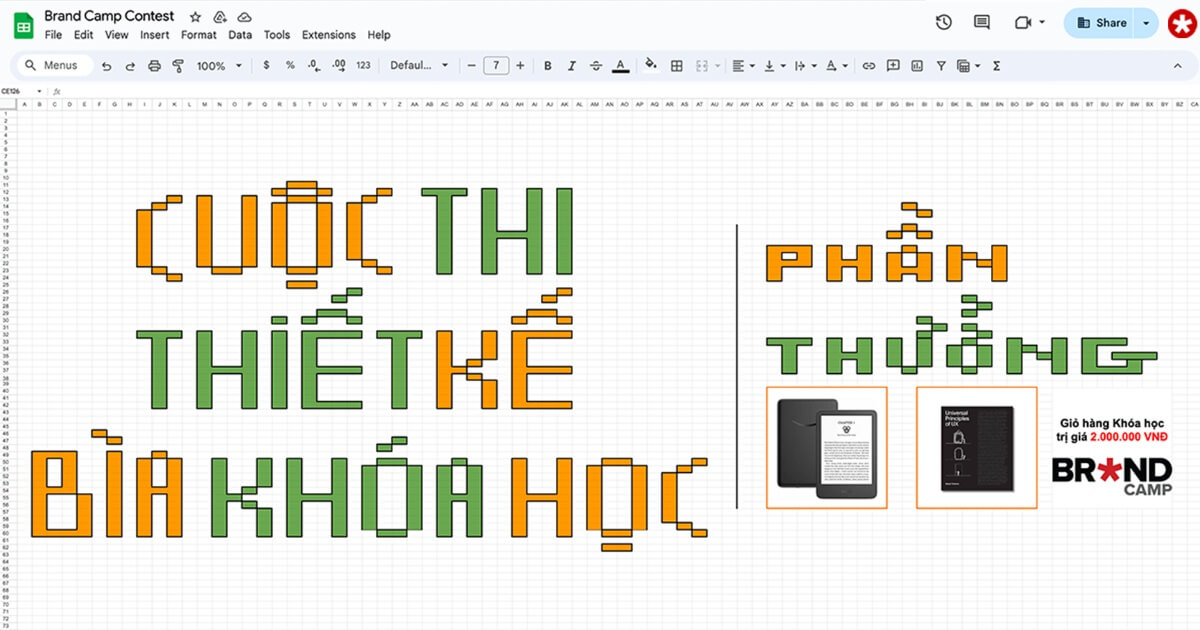 Thể lệ cuộc thi "Sáng tạo bìa Khóa học cho Brand Camp"