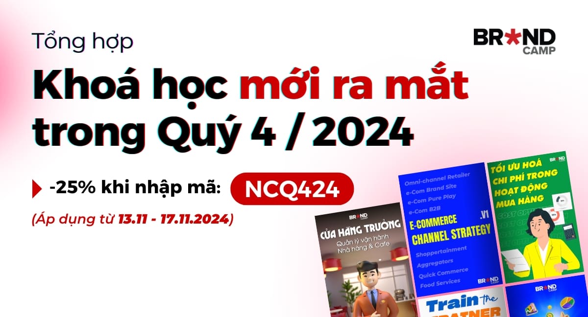 Tổng hợp Khoá học mới ra mắt trong Quý 4/2024