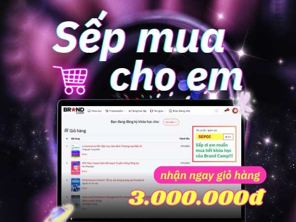 Hướng dẫn tham gia chương trình "Sếp Mua Cho Em"