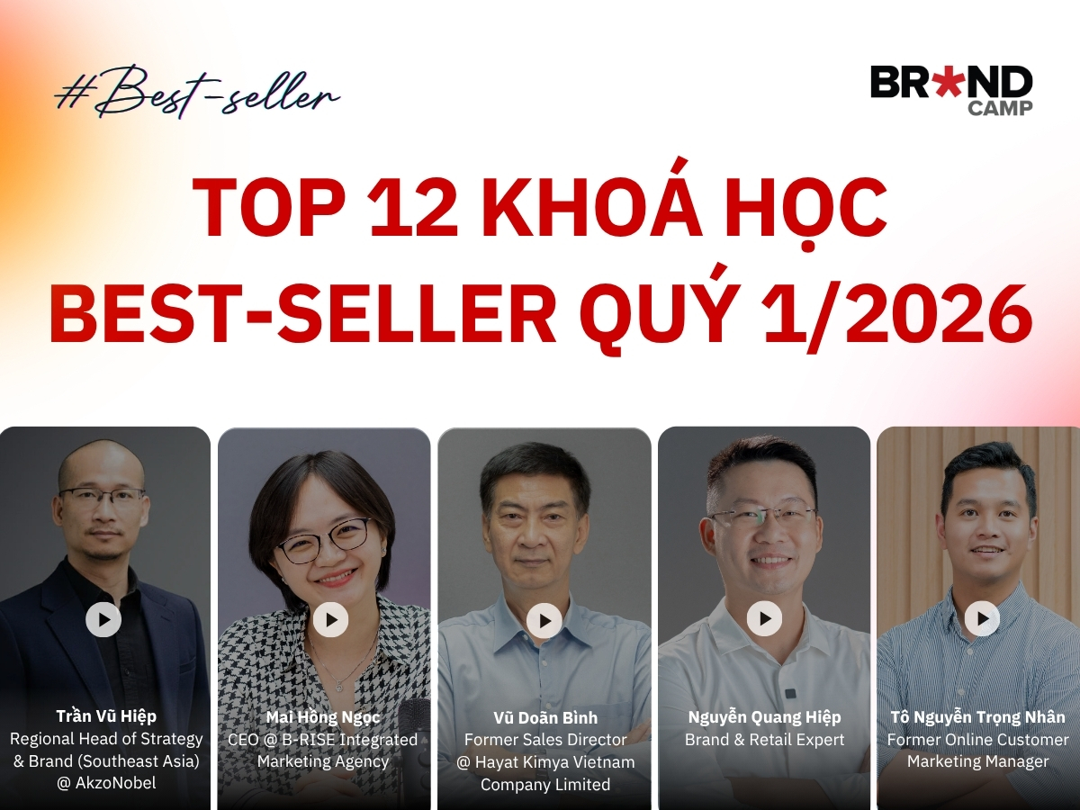 TOP 12 khóa học Best-seller Quý I/2026: Khóa nào phù hợp với bạn?