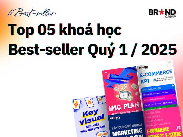 Top 05 Khoá Học Best-seller Trong Quý 01/2025