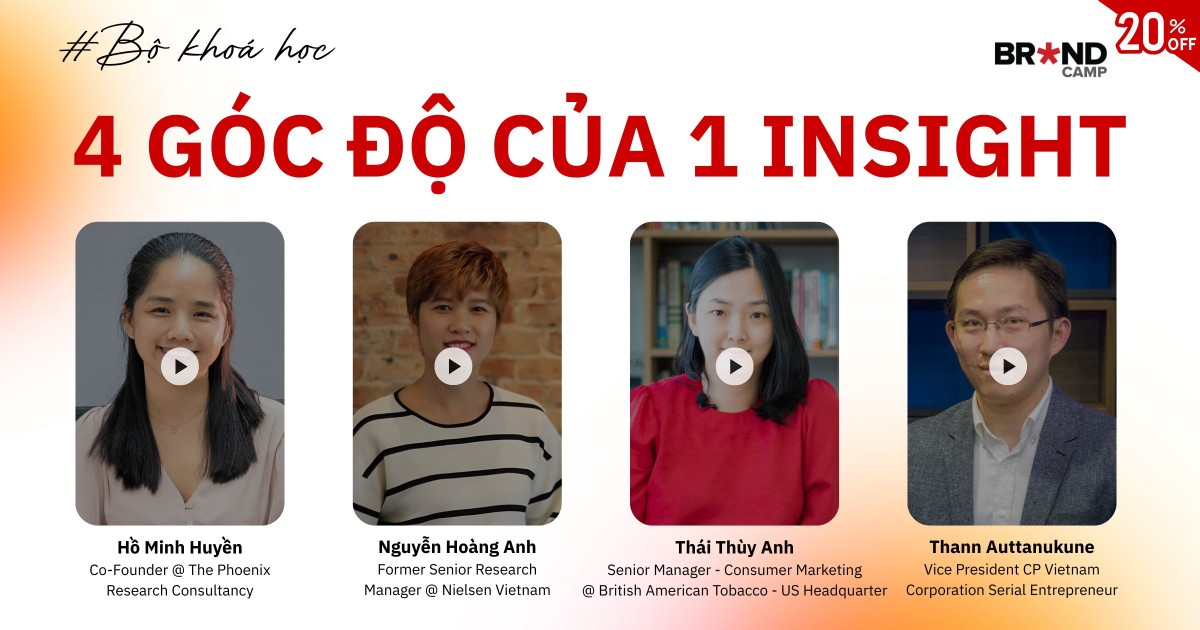 Bộ khoá học 4 góc độ của 1 Insight: Học thế nào cho đúng?