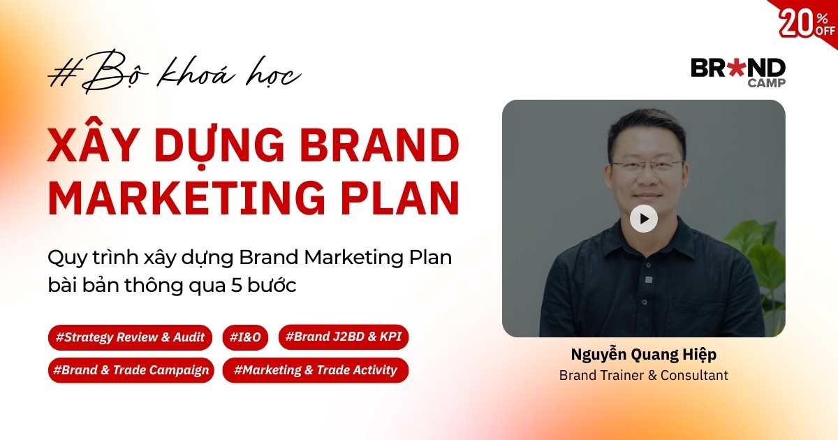 Bộ khoá học Quy trình xây dựng Brand Plan chuẩn chỉnh