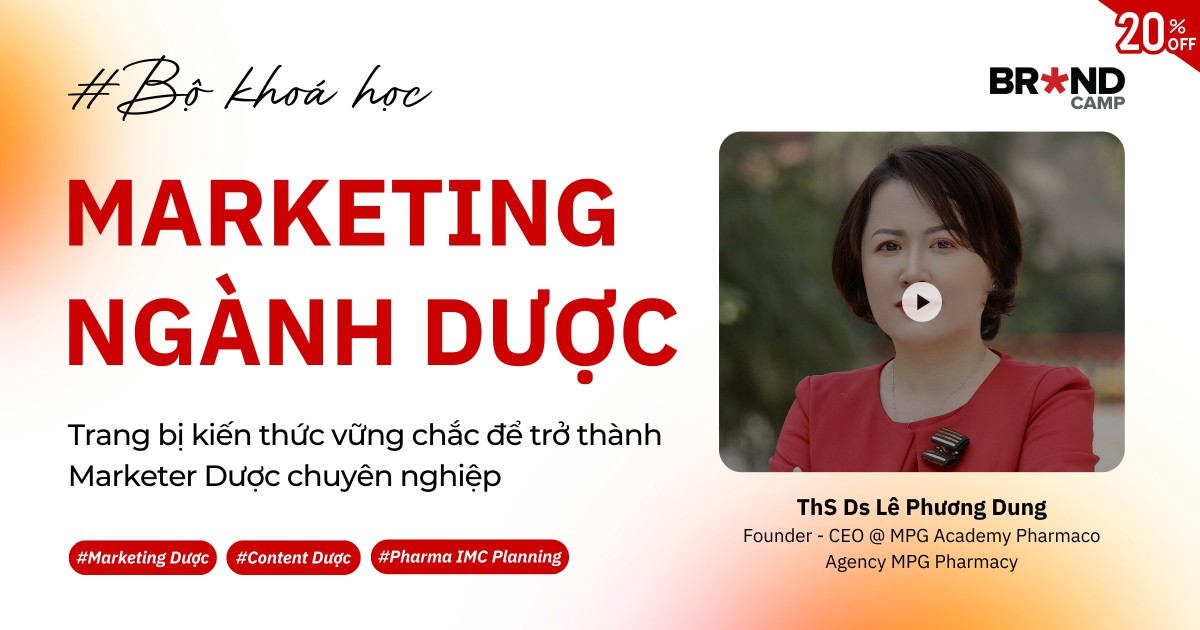 Bộ khóa học Marketing Dược từ cơ bản đến chuyên sâu