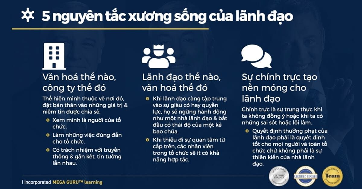 5 nguyên tắc phát triển nhà lãnh đạo hiện đại