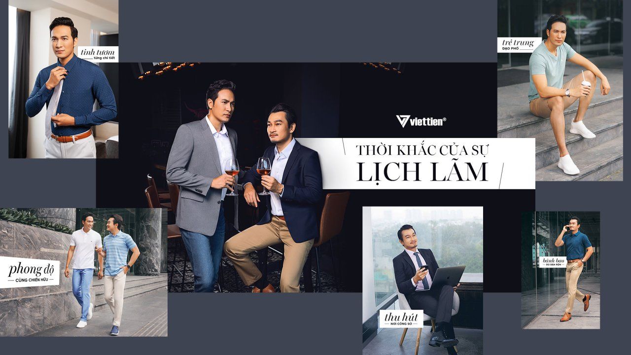 Việt Tiến hoàn toàn mới, thời trang, hiện đại và trẻ trung