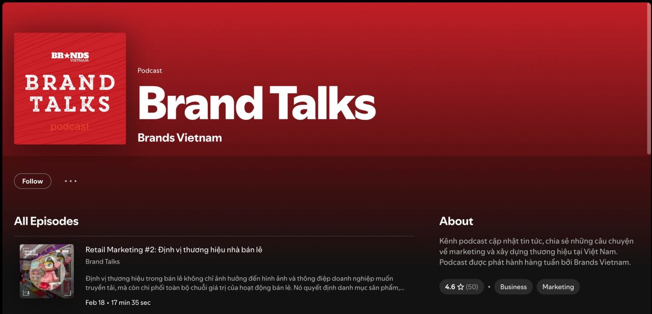 Brand Talks là một dạng Content Podcast