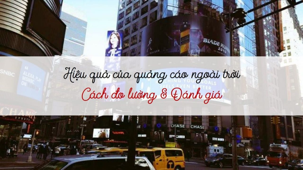 Hiệu quả của quảng cáo ngoài trời