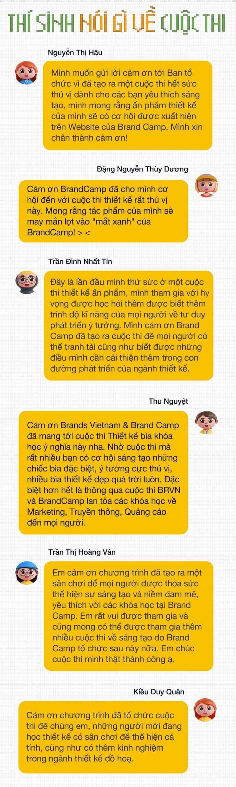 Thí sinh nói gì về cuộc thi