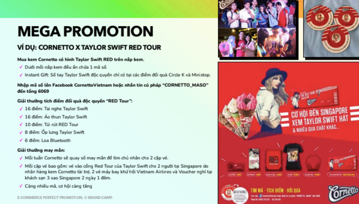 Mega Promotion của kem Cornetto và Taylor Swift