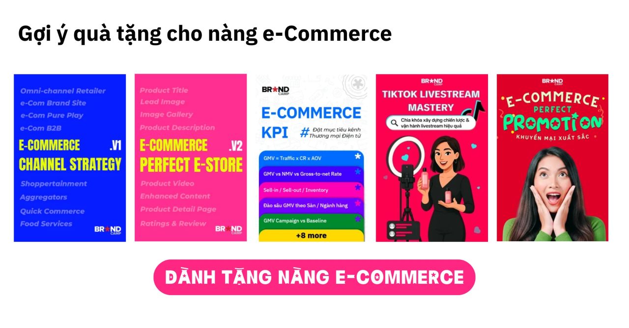 Gợi ý quà tặng cho nàng e-Commerce