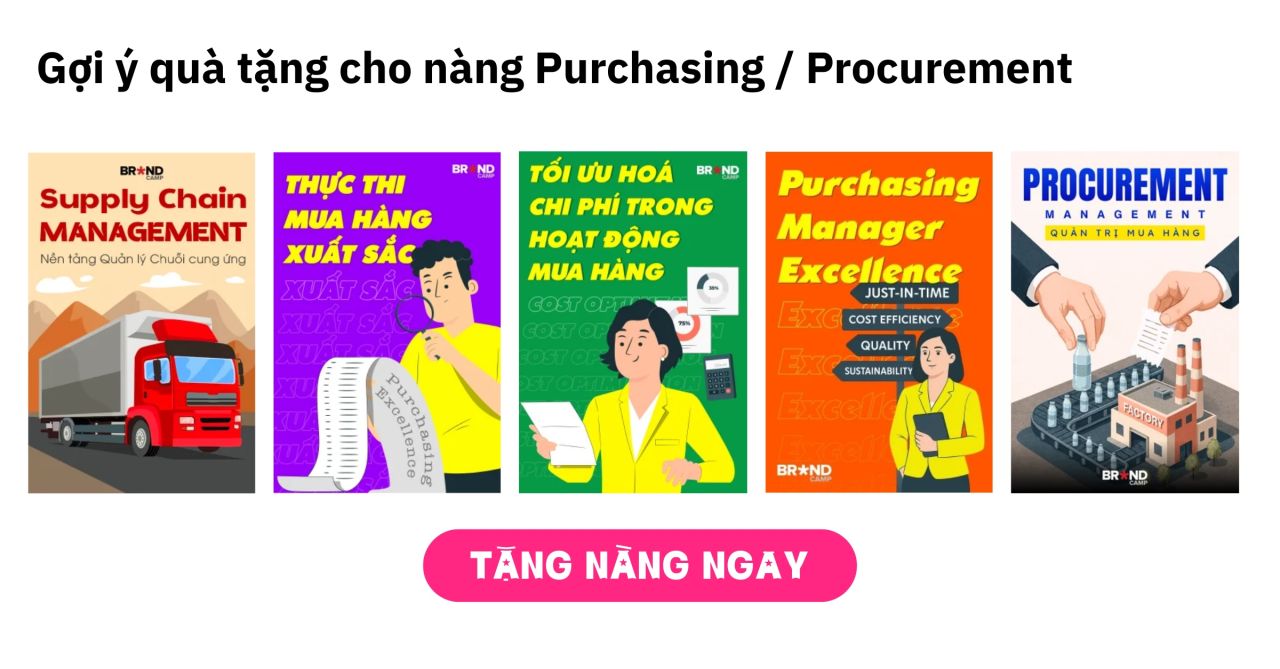 Gợi ý quà tặng cho nàng Purchasing và Procurement
