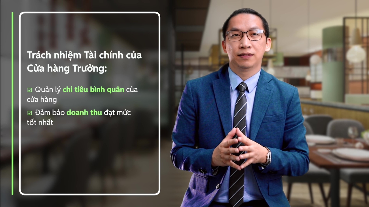 Cửa hàng Trưởng: Quản lý vận hành Nhà hàng & Cafe