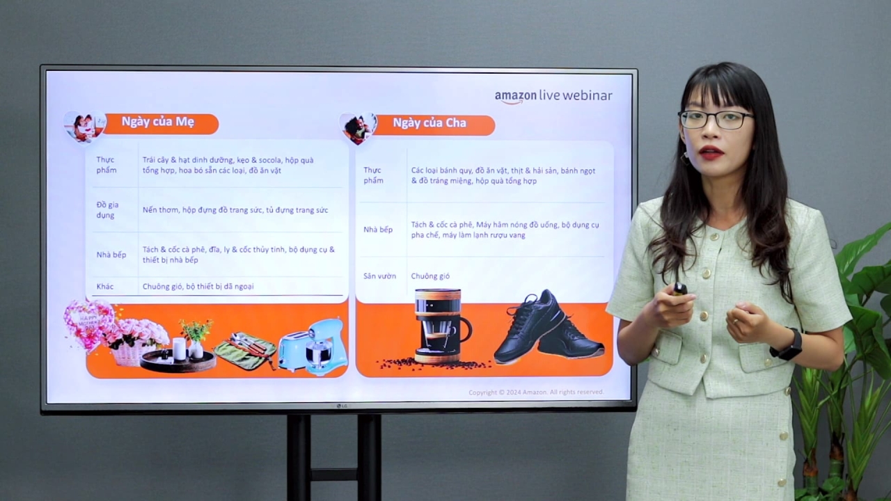 Khai thác tiềm năng ngành hàng Quà tặng trên Amazon