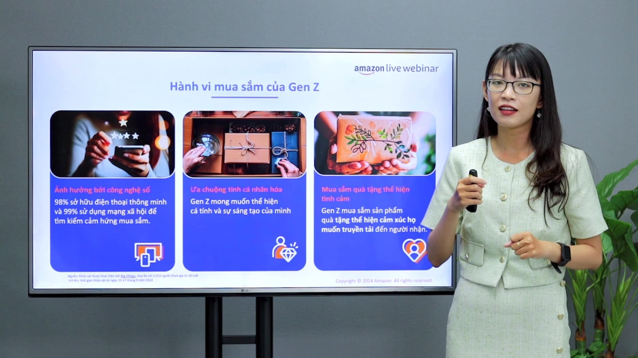 Khai thác tiềm năng ngành hàng Quà tặng trên Amazon
