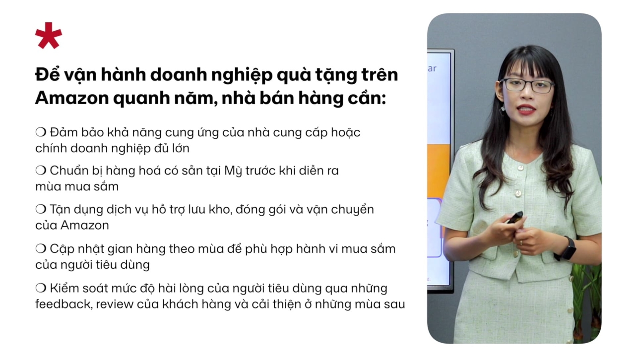 Khai thác tiềm năng ngành hàng Quà tặng trên Amazon